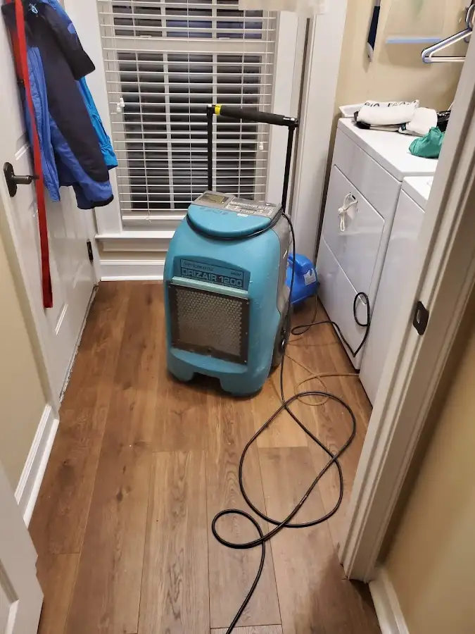 Commercial dehumidifier deployed for Flood Damage Cleanup in Cornelius